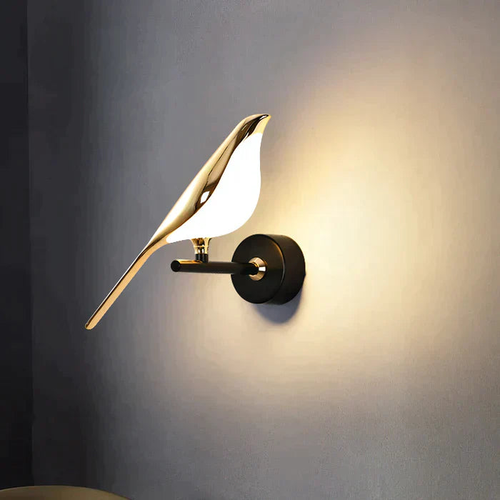 BirdGlow - Luxe LED Vogel Wandlamp