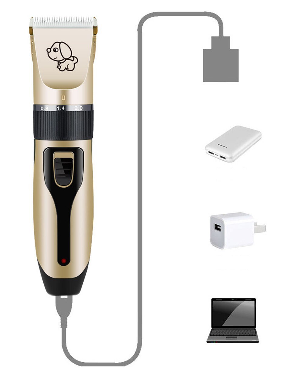 Pett Groomer - Professionele Honden Trimmer + Borstel