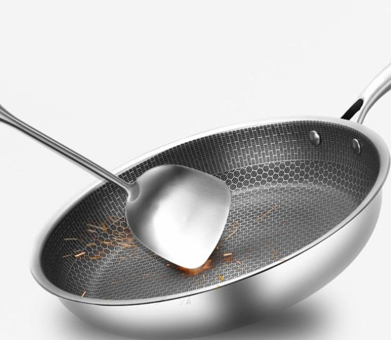 ProCook Elite - Duurzame RVS Koekenpan met Anti-aanbak