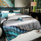 Whimsical Waters – Luxe Dekbedovertrekset van Egyptisch Katoen