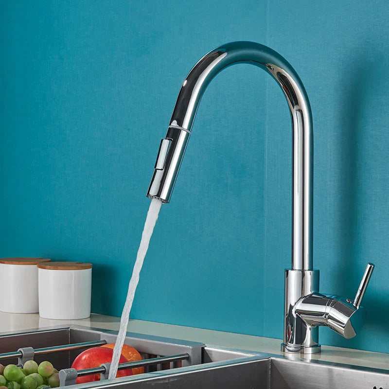 FlexiPull Faucet Kraan - Moderne Keuken Mengkraan met 360° Beweging