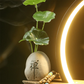 SereneStag - Elegante Witte Hert Wierooklamp