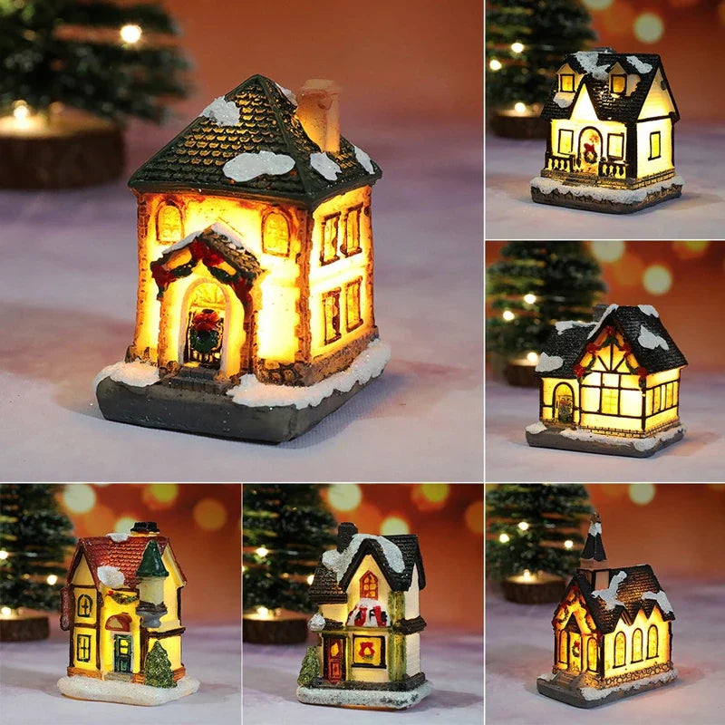 FestiveGlow Decor - Huisvormige LED Verlichting voor Feestdagen