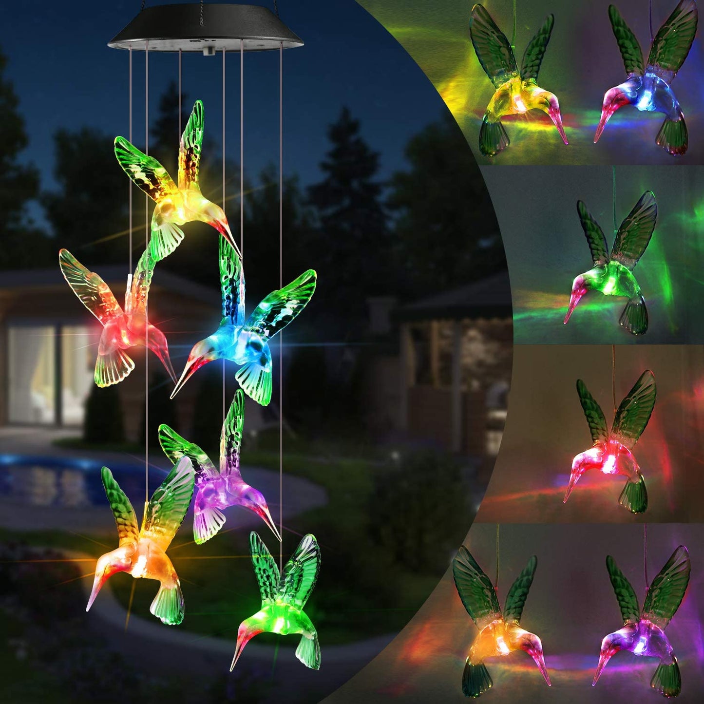 EnchantedGlow - Solar LED Tuinverlichting Kolibrie