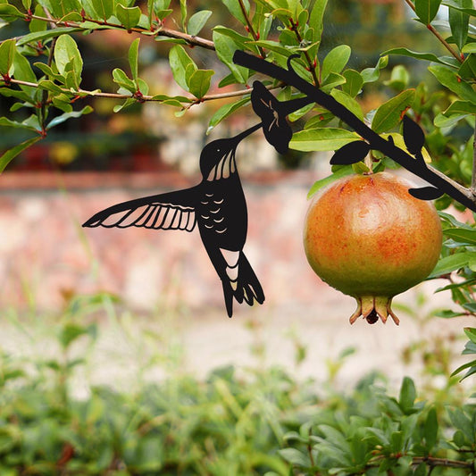 FeatherGlow Garden Art – Metalen Vogel voor Tuin
