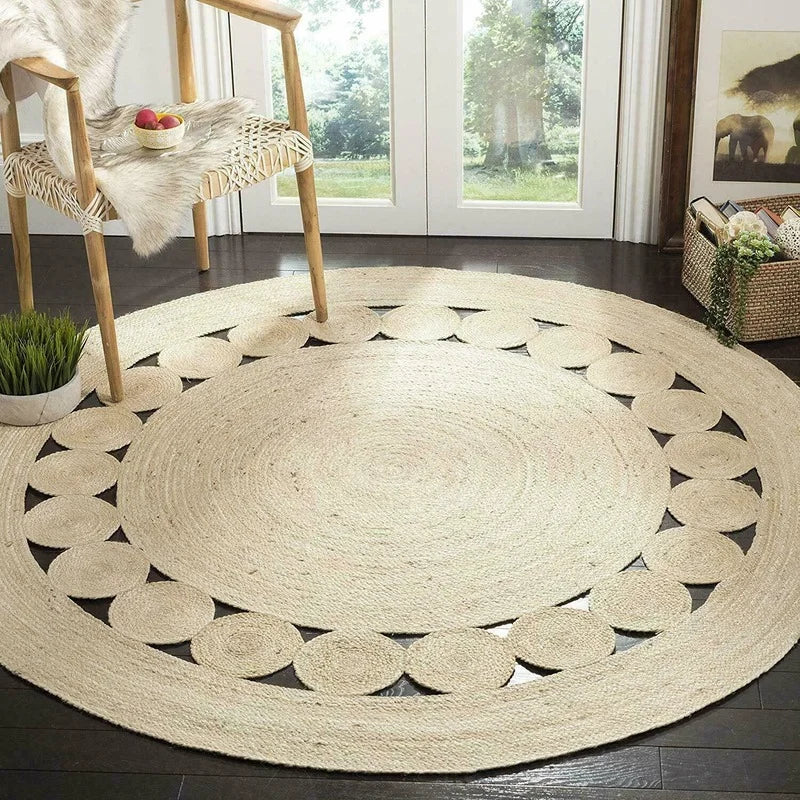 JuteNest - Duurzaam Jute Vloerkleed voor Thuis