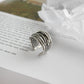 Elegante Liora Verstelbare Zilveren Stapelring