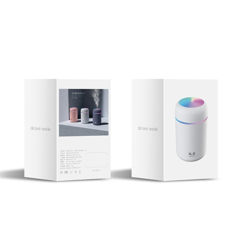 AquaMist Humidifier - Kleurrijke Verlichting voor Sfeer