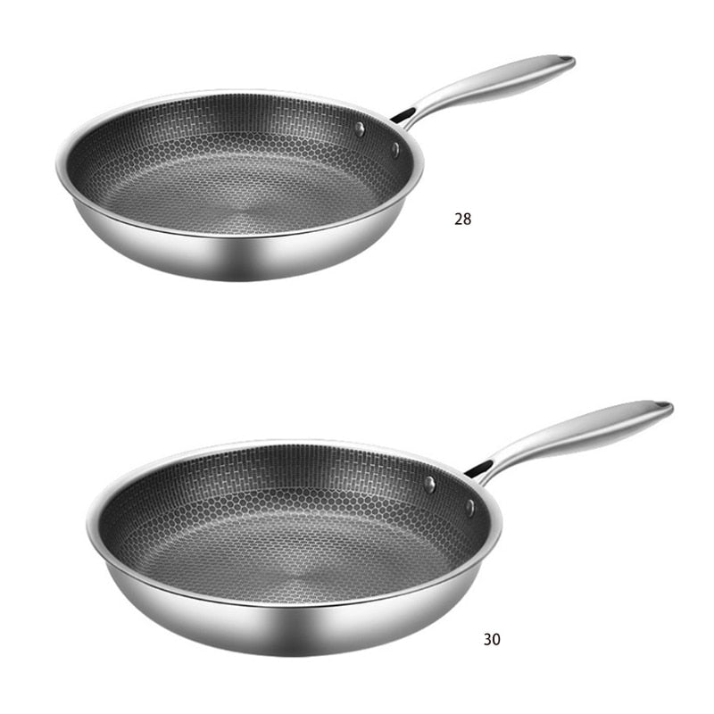 ProCook Elite - Duurzame RVS Koekenpan met Anti-aanbak