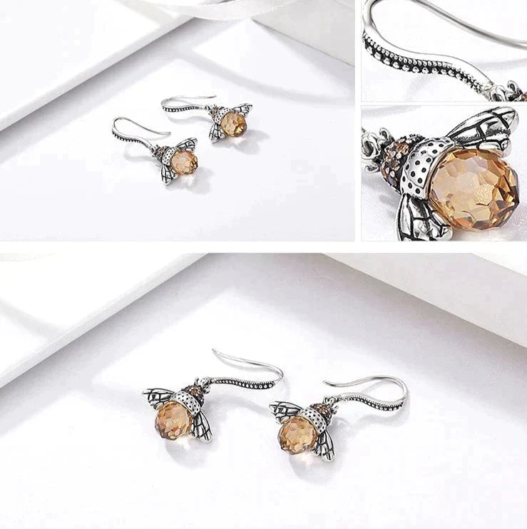 Koningin Bijen Oorhangers - Elegant en Uniek Accessoire