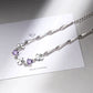 Charms of Fortune: Stunning Lucky Four-Leaf Clover Bracelet with Beautiful Gemstones