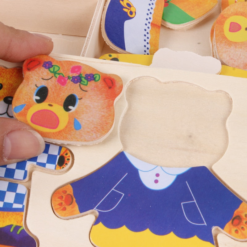 PuzzleMaster – Houten DressUp Puzzel voor Kids
