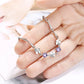 Charms of Fortune: Stunning Lucky Four-Leaf Clover Bracelet with Beautiful Gemstones
