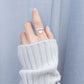 Elegant Verstelbare Zilveren Ring met Betoverende Emaille Wildbloemen - Amaril