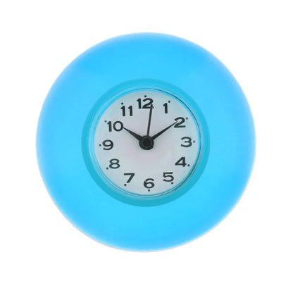 WaterProofClock – Compacte Zuignap Klok voor Badkamer