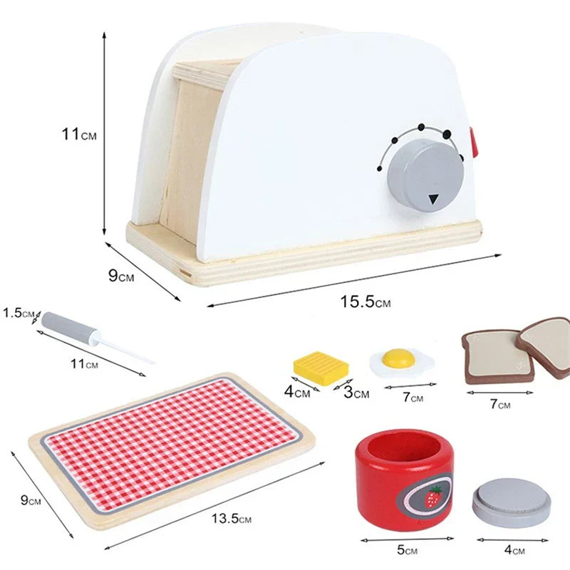 WoodPlay Set – Realistisch Houten Keukenspeelgoed