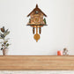 Vintage Chic Houten Koekoeksklok – Een Tijdloze Aanwinst voor Jouw Interieur