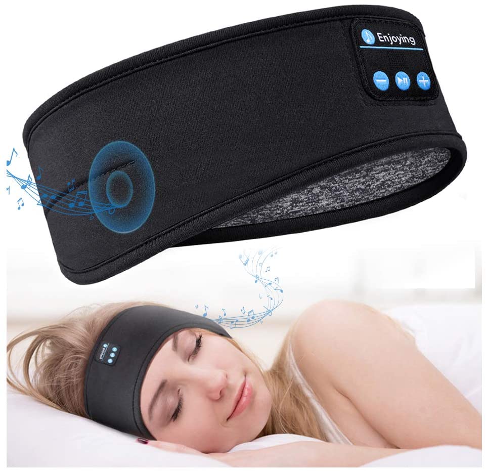 SnoozeMelody - Geluiddempend Bluetooth Slaapmasker voor Rustige Nachten