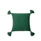 Chique Chenille Kussenhoes met Nordic Pompons - Luxe Comfort