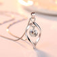 Elegante Zilveren Ketting met Stralende Zirkonia Kristal Hanger - Elinor