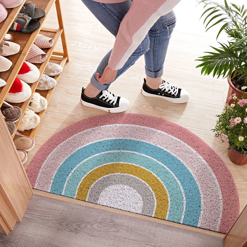BrightStep – Kleurrijke Regenboog Deurmat