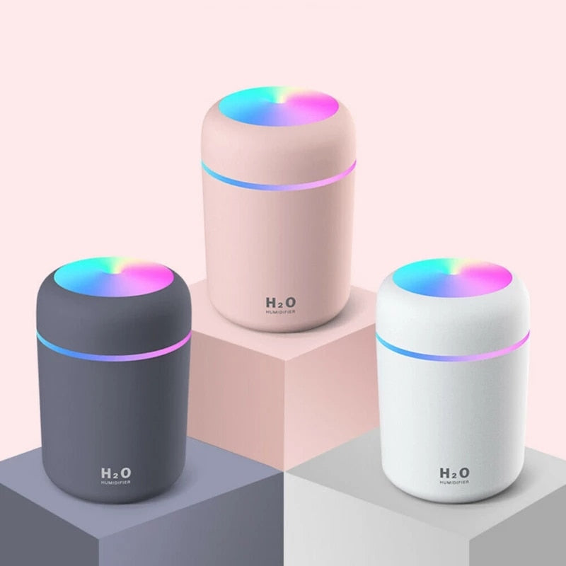 AquaMist Humidifier - Kleurrijke Verlichting voor Sfeer