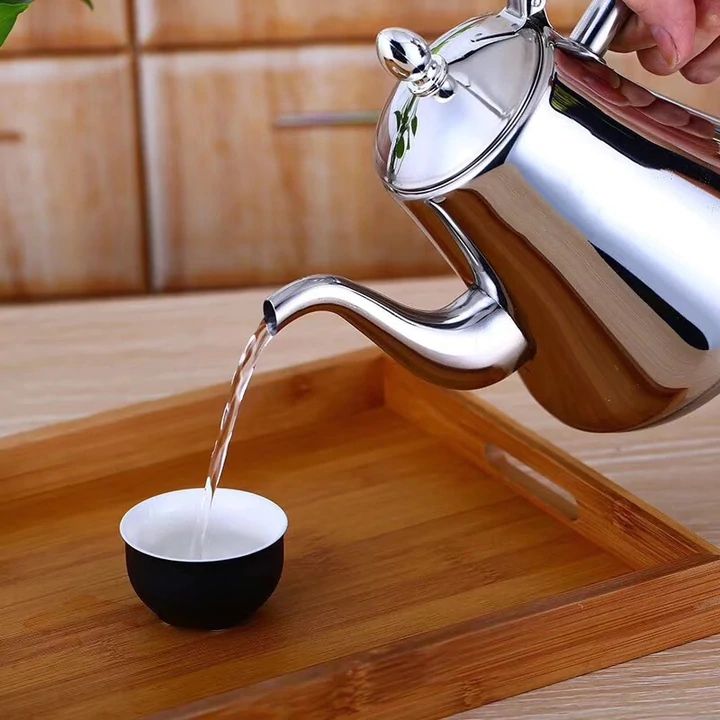 Stijlvolle Infusio Theepot - van Roestvrij Staal voor Perfecte Theemomenten