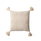 Chique Chenille Kussenhoes met Nordic Pompons - Luxe Comfort