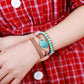 Elara Armband - Rustgevende Turkoois Energie Wrap