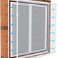 EasyFix WindowShield™ - Effectieve Bescherming tegen Insecten en Allergieën
