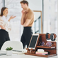 WoodDock – Stijlvolle Houten Organizer voor Apparaten