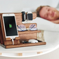 WoodDock – Stijlvolle Houten Organizer voor Apparaten