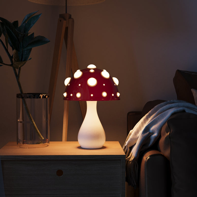 Paddenstoel AuraLamp - Draadloze Sfeerverlichting met Verstelbare LED