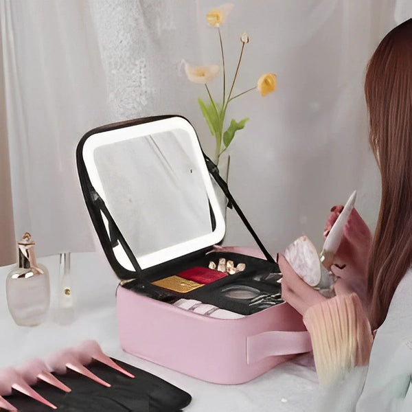 MirrorGlam - Make-up tasje met spiegel
