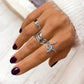 Elegante Vertakte Ring - Nora