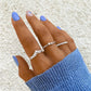 Allegra Zirkonia Crown Ring - A Touch of Elegance