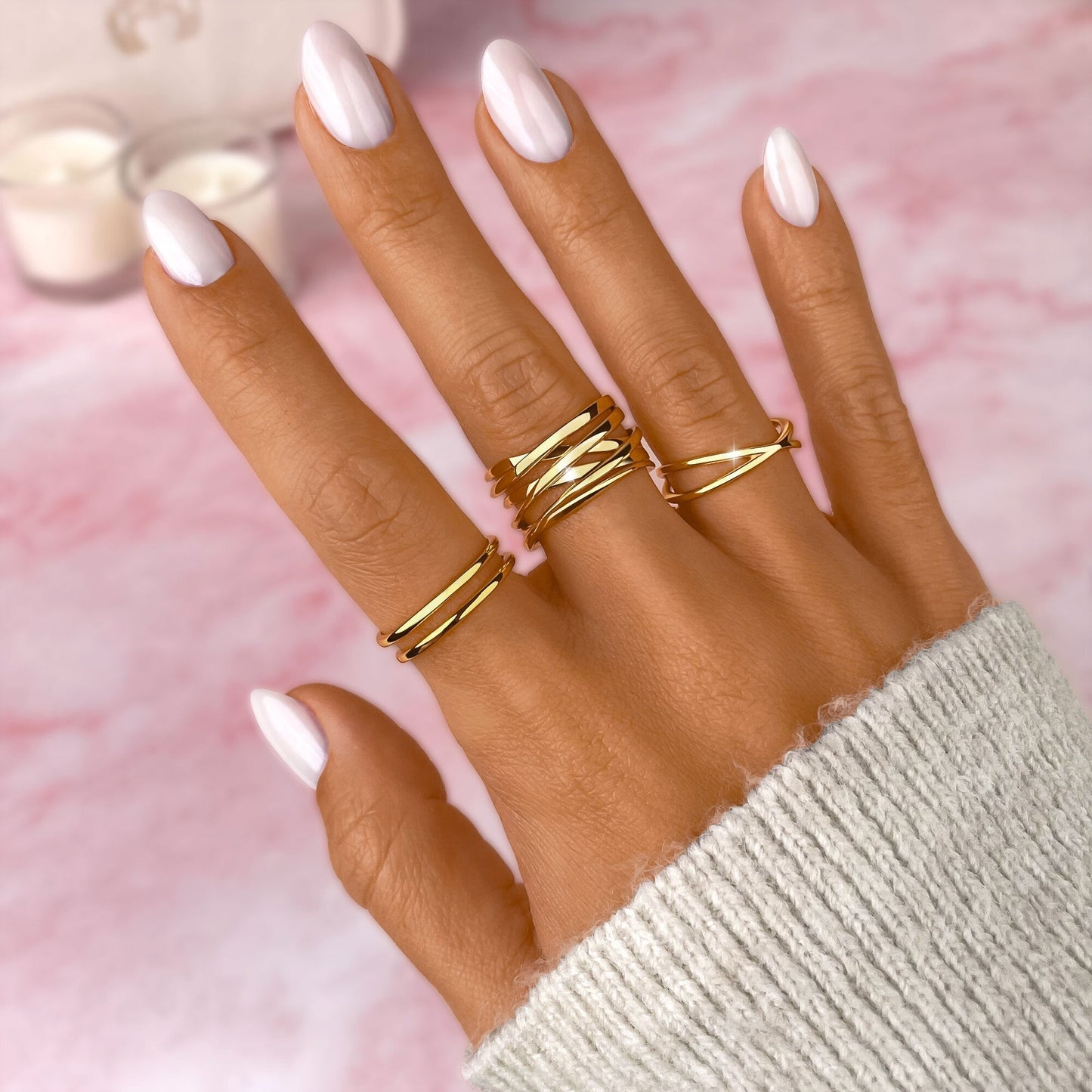 Amaya Double Hoop Earrings - Elevate Your Style