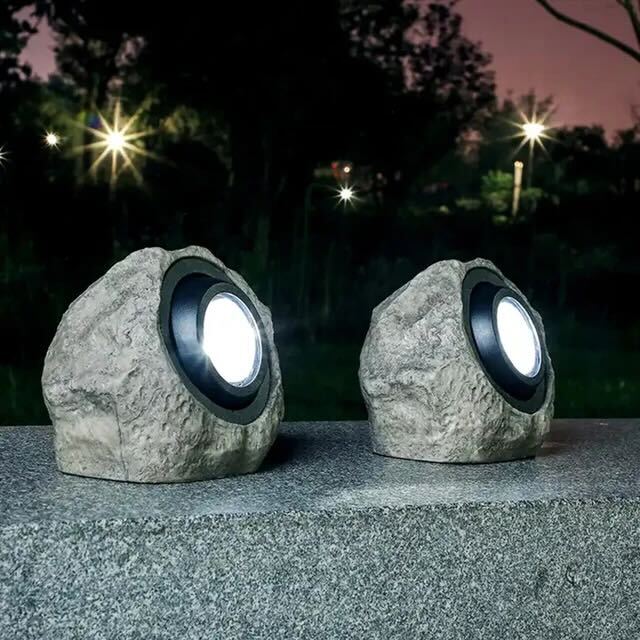 Rocky Glow - Elegante Zonne-lamp voor Buiten