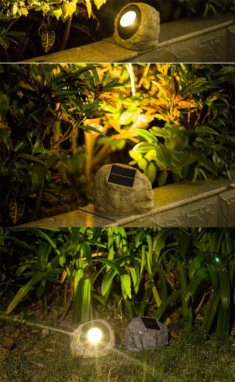 Rocky Glow - Elegante Zonne-lamp voor Buiten