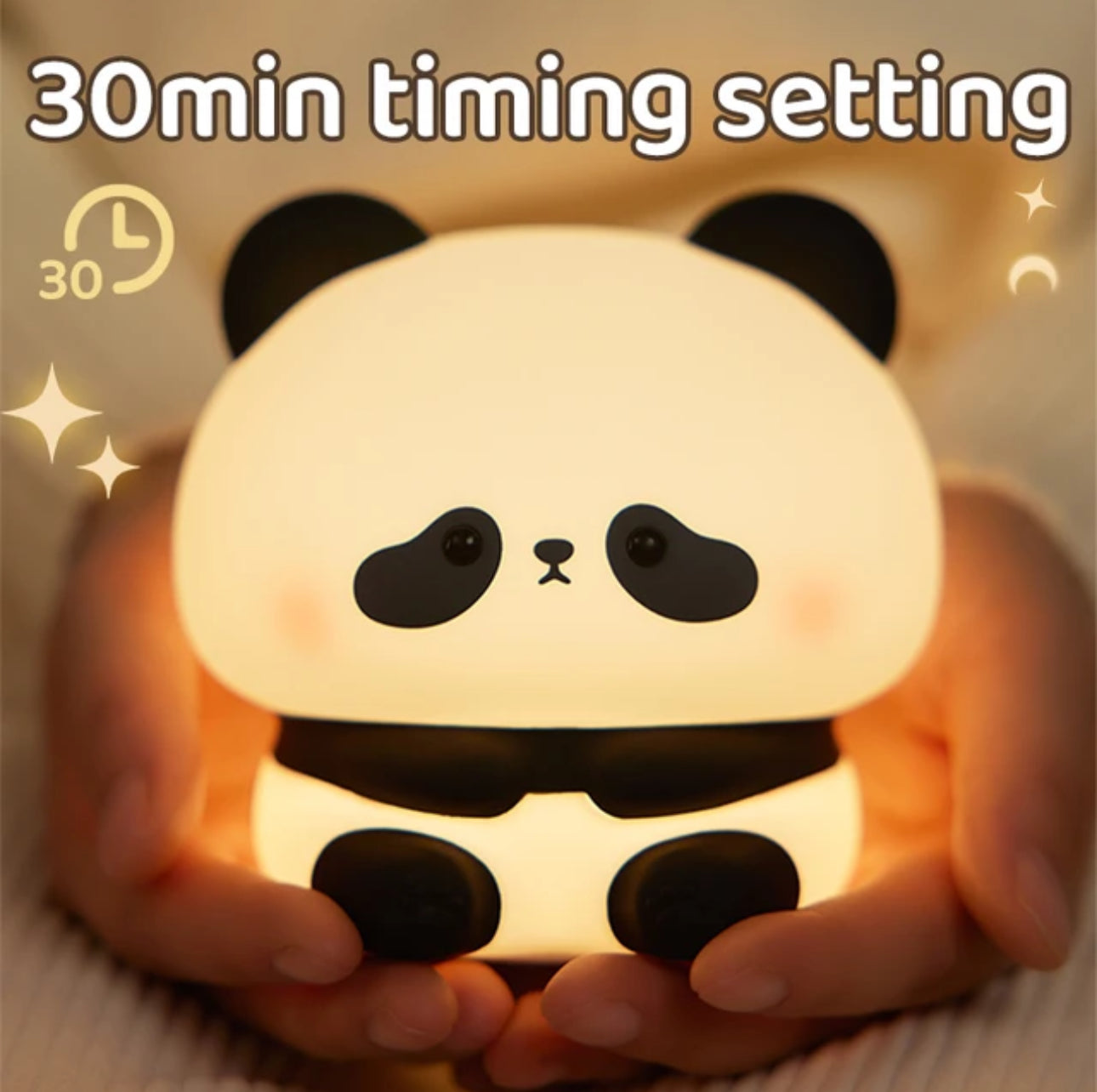 CuddlePanda Nachtlampje - Kleurrijke LED Panda voor Kinderen
