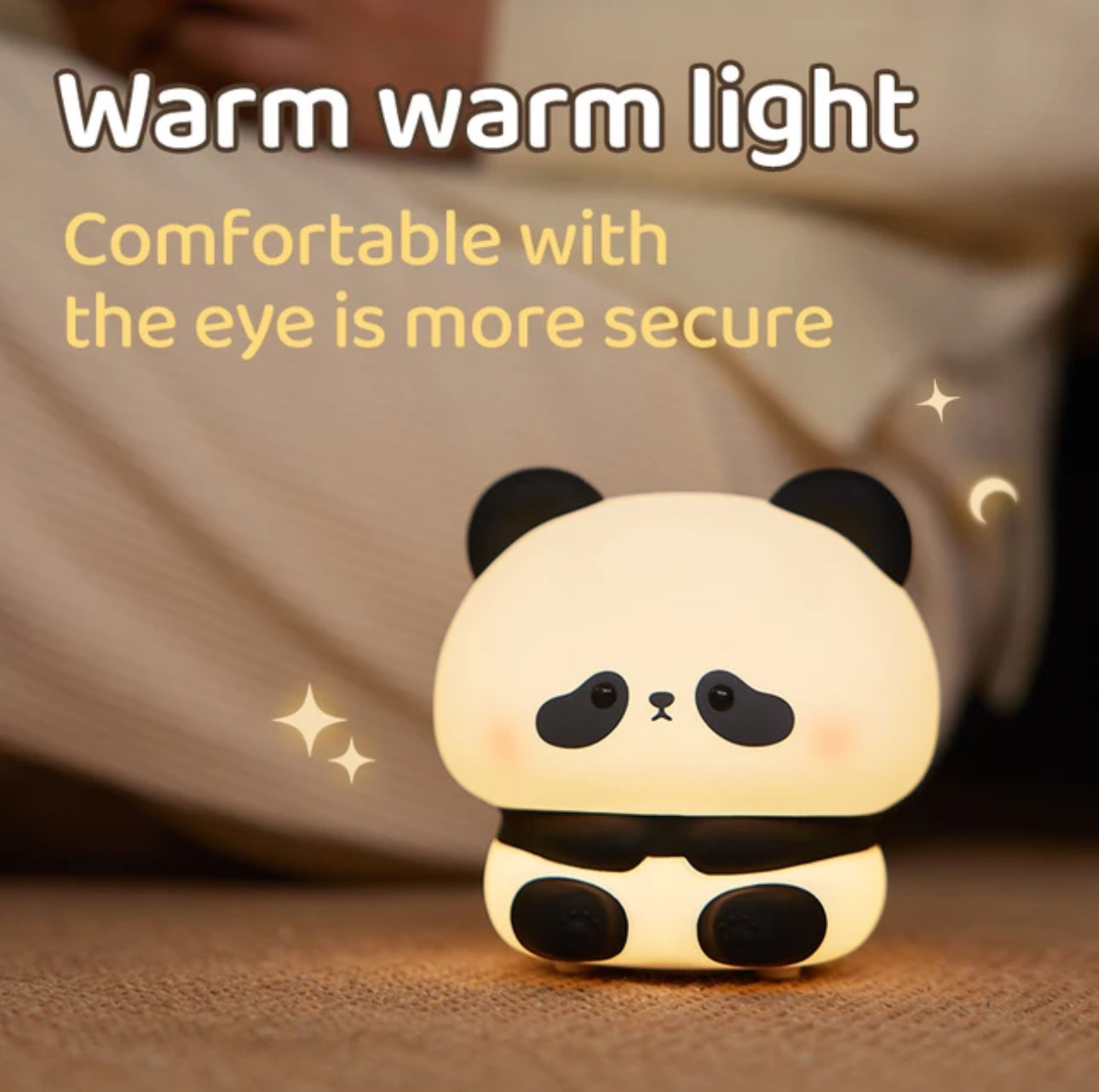 CuddlePanda Nachtlampje - Kleurrijke LED Panda voor Kinderen