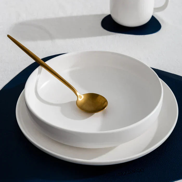 Minimalistisch Luxe Bestekset – 20-delig, Titanium & Roestvrij Staal