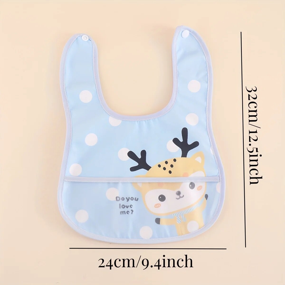 AquaGuard - Set van 5 Verstelbare Baby Slabbetjes