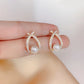 Elegante Glitter en Parels Oorbellen - Marie