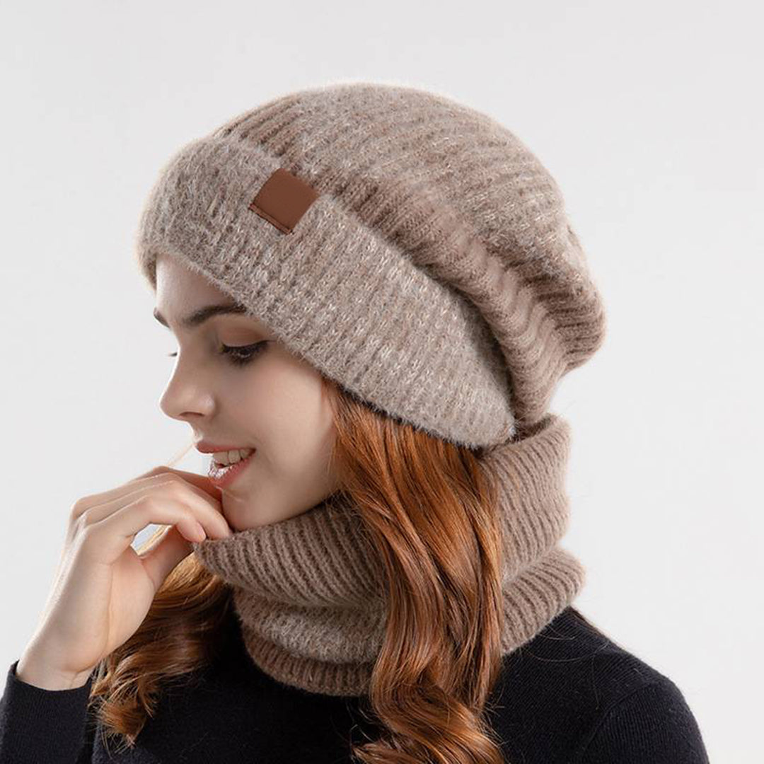 CozyWrap Set – Trendy Muts en Sjaal voor Winter