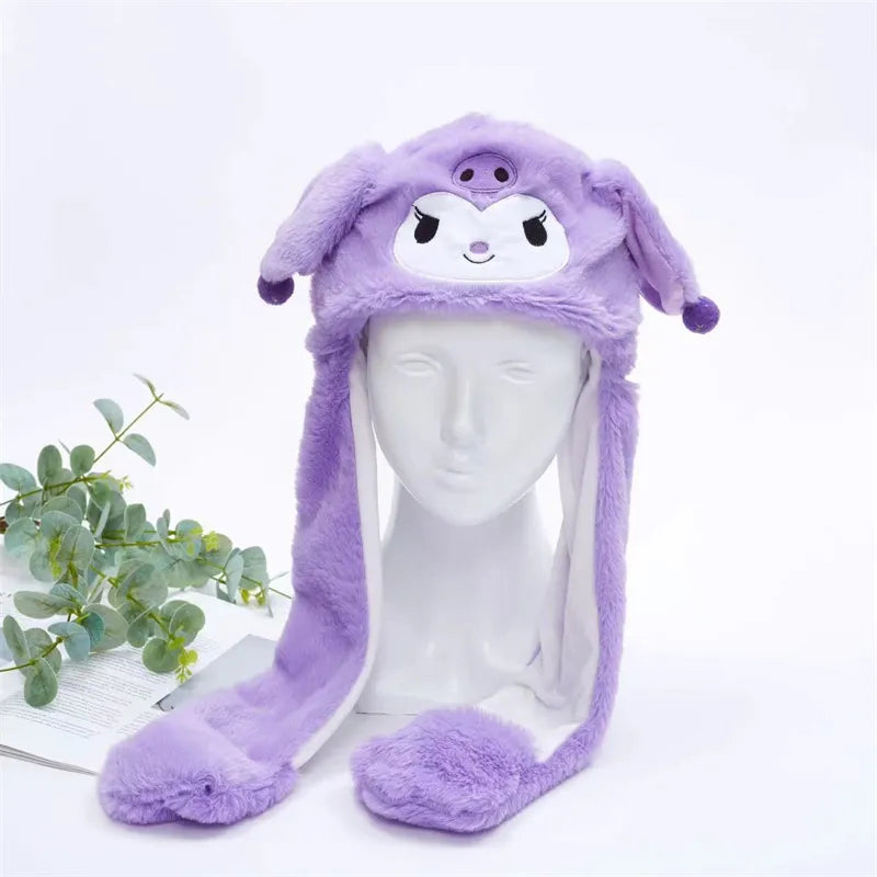 BunnyBounce Hat – Schattige Muts met Beweegbare Oortjes
