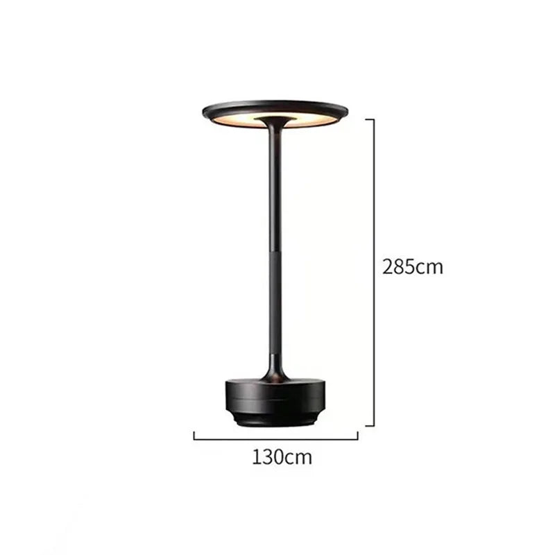 Industriële Dimbare Lamp met Rustiek Design – Zilver & Goud