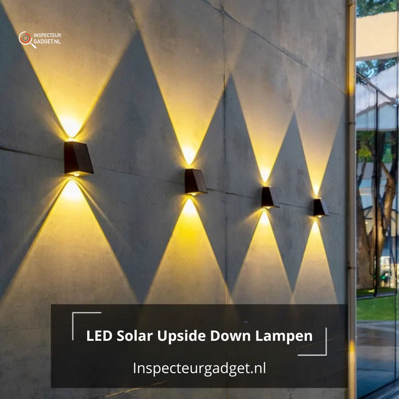 Draadloze LED Solar Upside Down Lampen - Creëer de perfecte sfeer in jouw tuin!