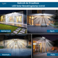 Draadloze LED Solar Bewakingslamp - 100% Zonne-energie!