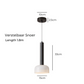 Luxe Minimalistische LED Hanglamp in Koper – Verstelbaar en Elegant